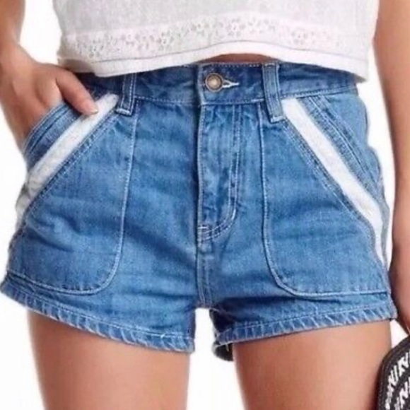 Free People Pants - Free People high rise jean shorts size 27